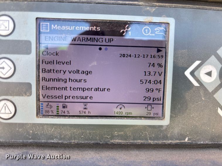 image for item YA0214 2018 Atlas Copco XAS 440 JD8 T4F air compressor