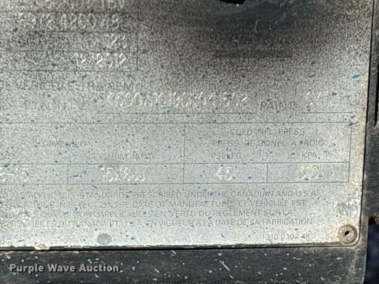 image for item YA0215 2012 Atlas air compressor