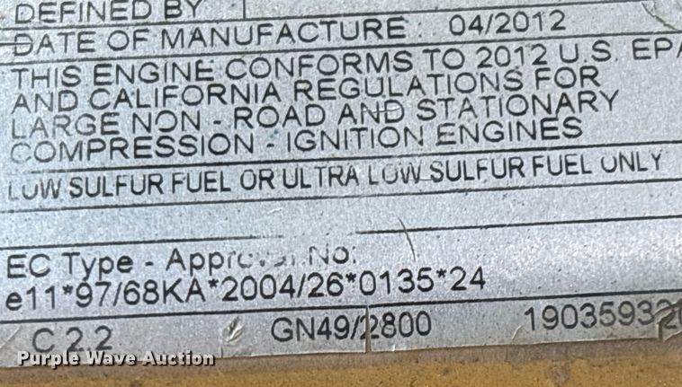 image for item YA0215 2012 Atlas air compressor