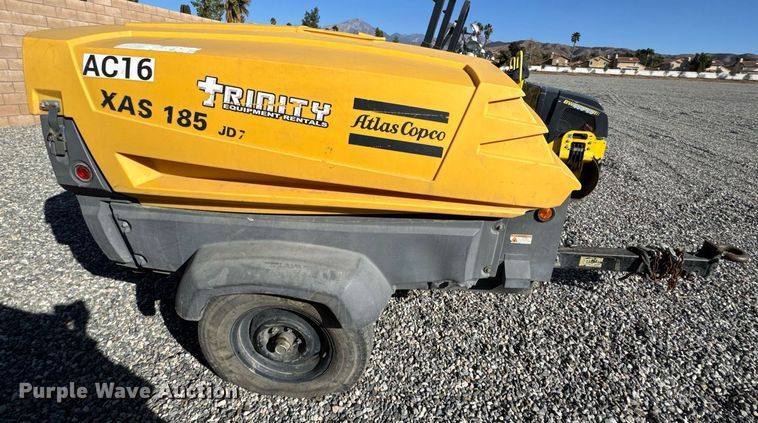 image for item YA0216 2013 Atlas Copco XAS 185 JD7PE air compressor