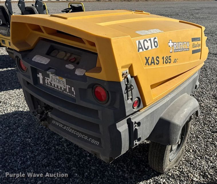 image for item YA0216 2013 Atlas Copco XAS 185 JD7PE air compressor