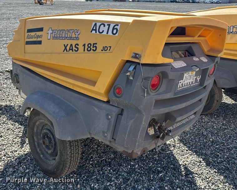 image for item YA0216 2013 Atlas Copco XAS 185 JD7PE air compressor
