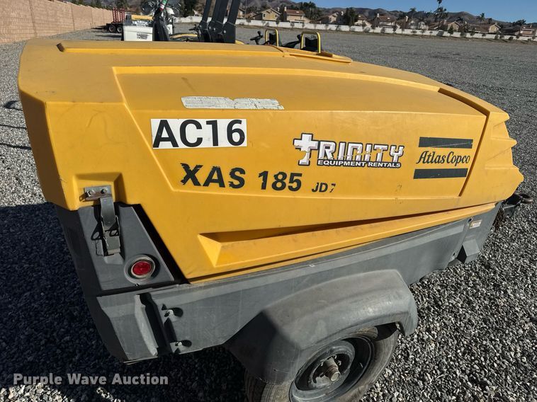 image for item YA0216 2013 Atlas Copco XAS 185 JD7PE air compressor