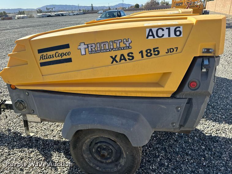 image for item YA0216 2013 Atlas Copco XAS 185 JD7PE air compressor
