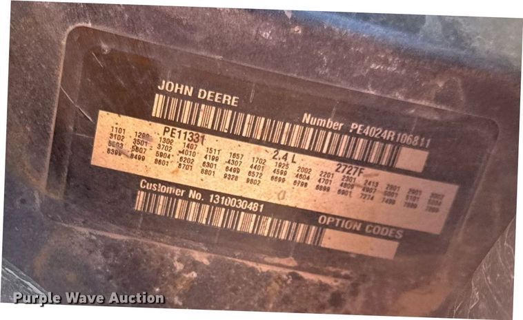 image for item YA0216 2013 Atlas Copco XAS 185 JD7PE air compressor