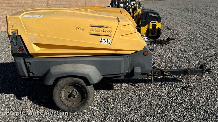 image for item YA0217 2016 Atlas Copco XAS 185 KD7 PE T4F air compressor