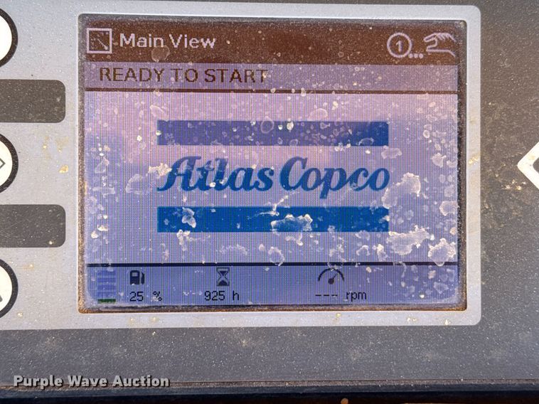 image for item YA0217 2016 Atlas Copco XAS 185 KD7 PE T4F air compressor