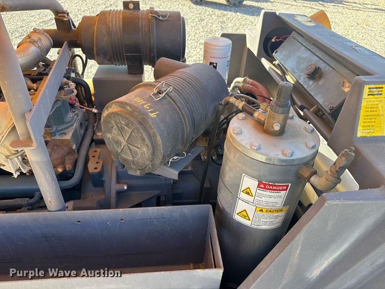 image for item YA0217 2016 Atlas Copco XAS 185 KD7 PE T4F air compressor