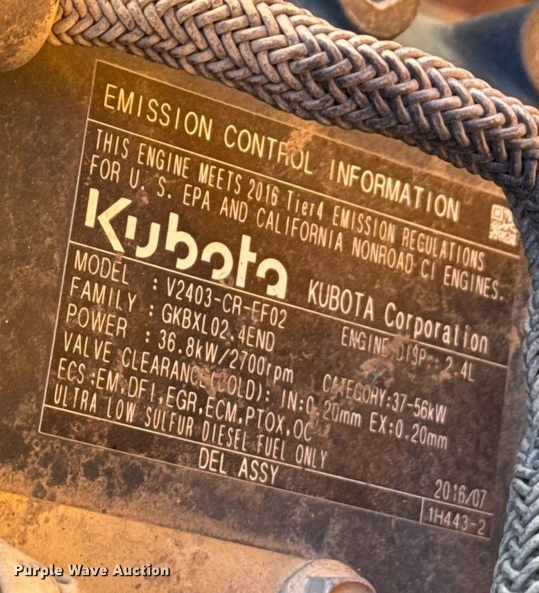 image for item YA0217 2016 Atlas Copco XAS 185 KD7 PE T4F air compressor