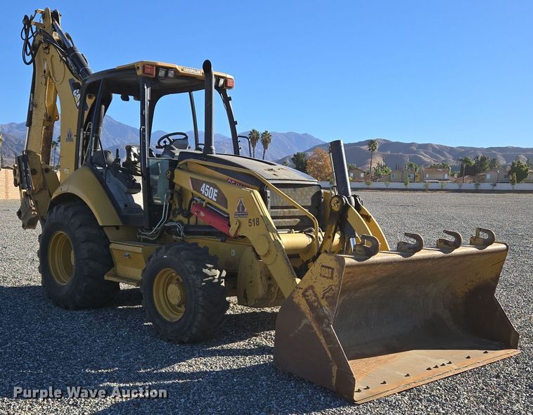image for item YA0218 2013 Caterpillar 450E backhoe