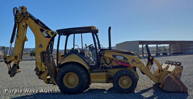image for item YA0218 2013 Caterpillar 450E backhoe