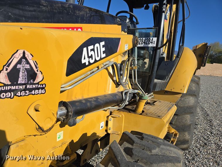image for item YA0218 2013 Caterpillar 450E backhoe