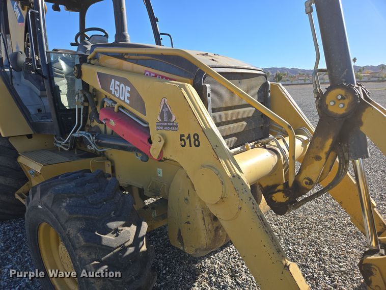 image for item YA0218 2013 Caterpillar 450E backhoe