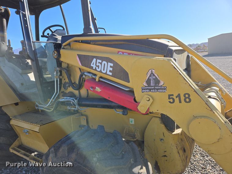 image for item YA0218 2013 Caterpillar 450E backhoe