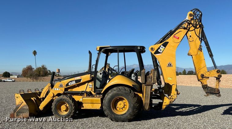 image for item YA0219 2012 Caterpillar 450E backhoe