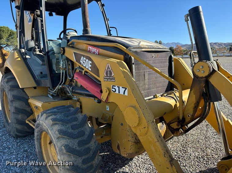 image for item YA0219 2012 Caterpillar 450E backhoe