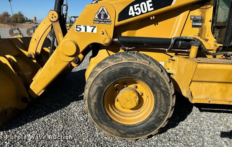 image for item YA0219 2012 Caterpillar 450E backhoe