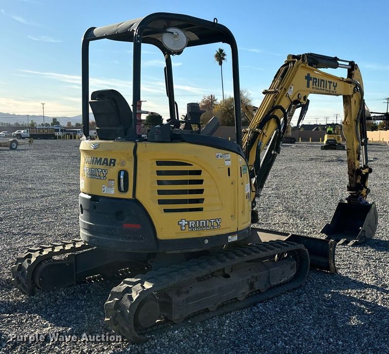 image for item YA0227 2018 Yanmar VIO35-6A mini excavator