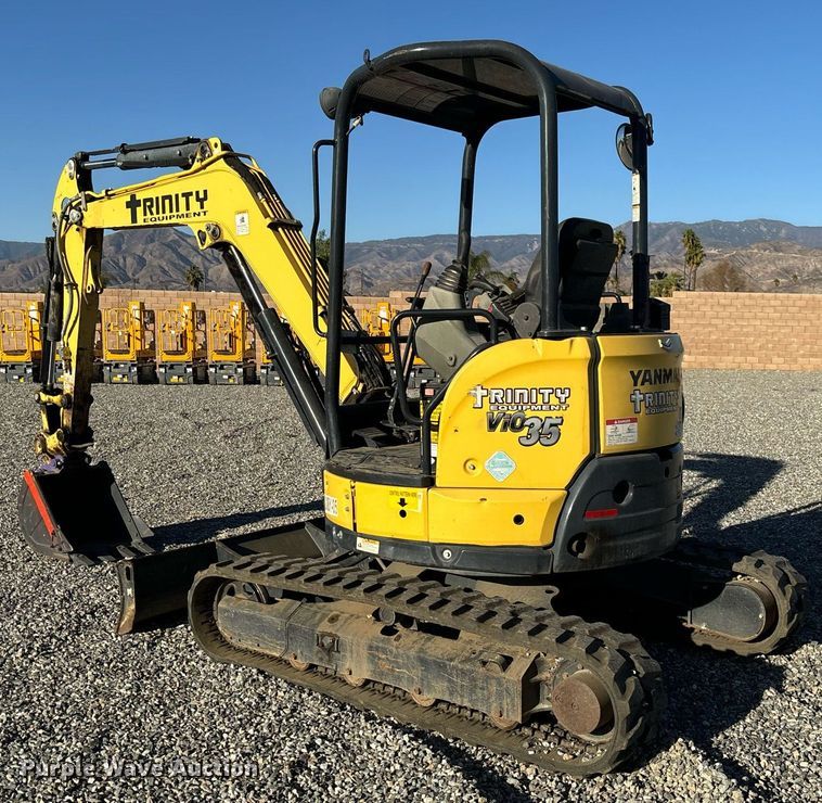 image for item YA0227 2018 Yanmar VIO35-6A mini excavator