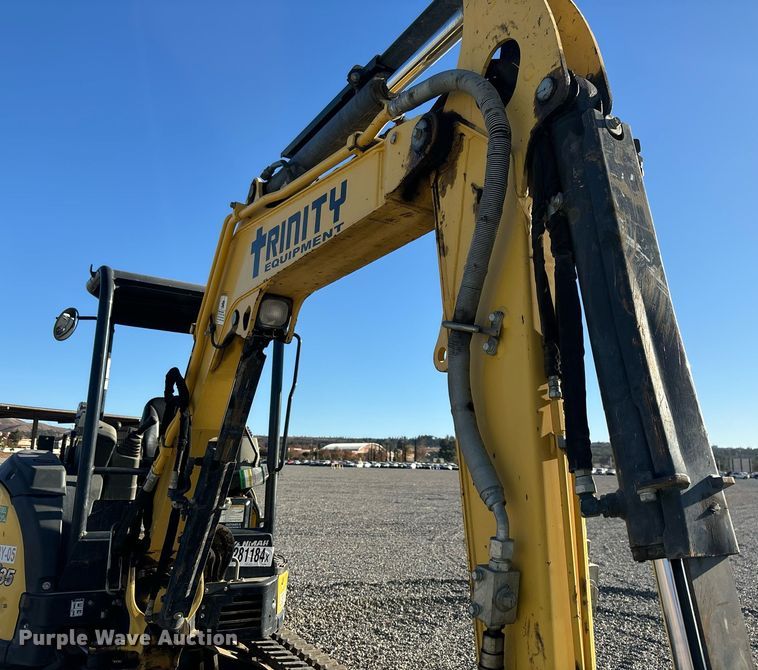 image for item YA0227 2018 Yanmar VIO35-6A mini excavator