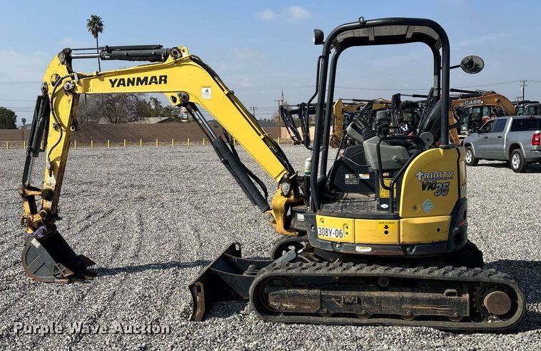 image for item YA0228 2018 Yanmar ViO35-6A mini excavator
