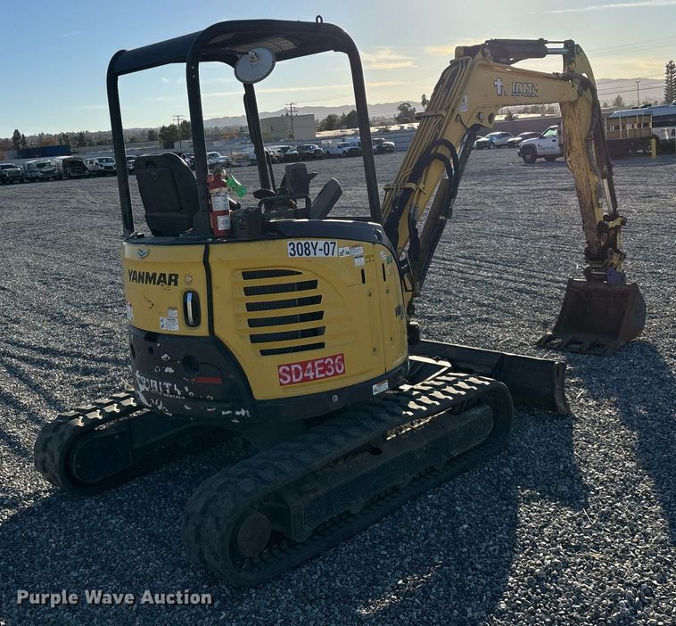image for item YA0229 2019 Yanmar VIO35-6A mini excavator