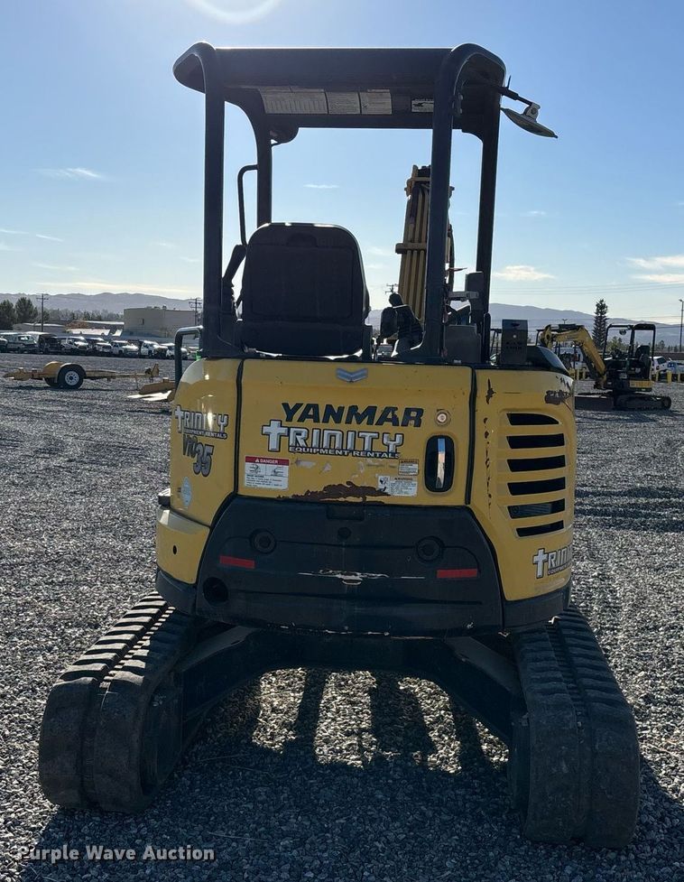 image for item YA0230 2018 Yanmar VIO35-6A mini excavator