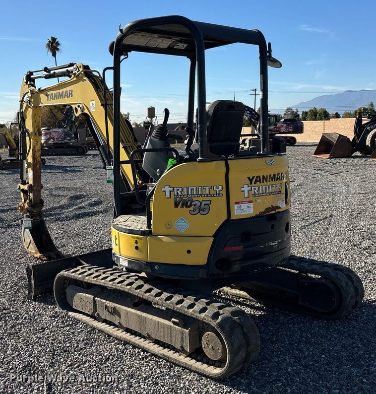 image for item YA0230 2018 Yanmar VIO35-6A mini excavator