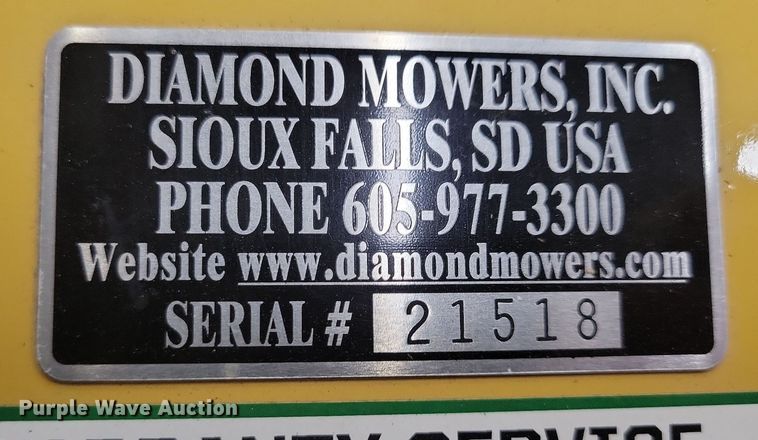 image for item DN3672 Diamond Mowers side boom rotary mower