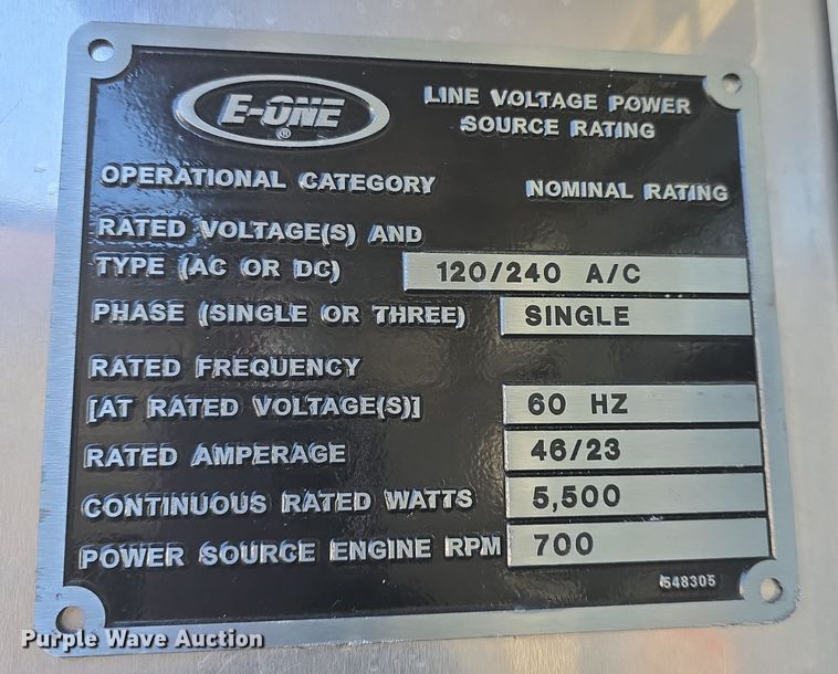 image for item DO7736 2000 Emergency One quint fire truck