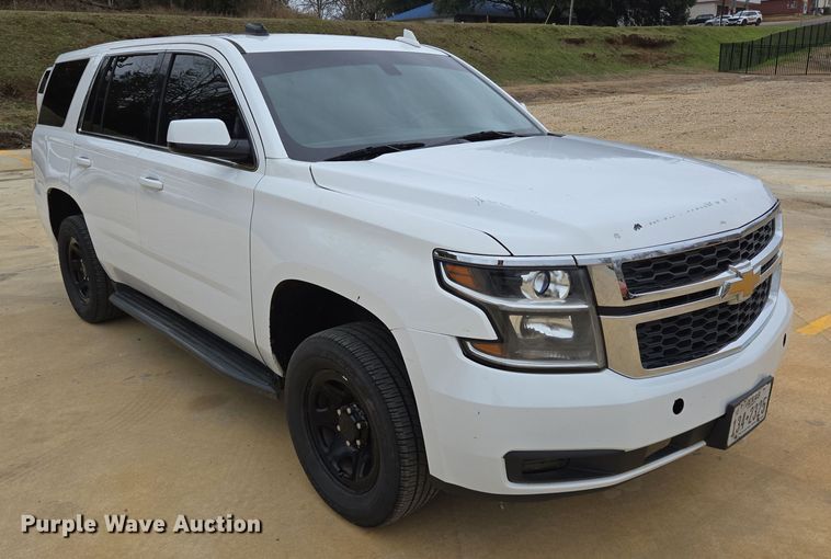 image for item DV1252 2017 Chevrolet Tahoe Police SUV