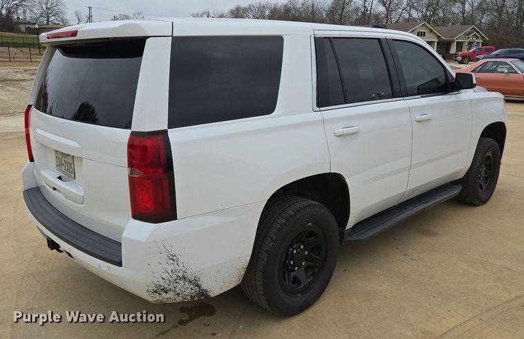 image for item DV1252 2017 Chevrolet Tahoe Police SUV