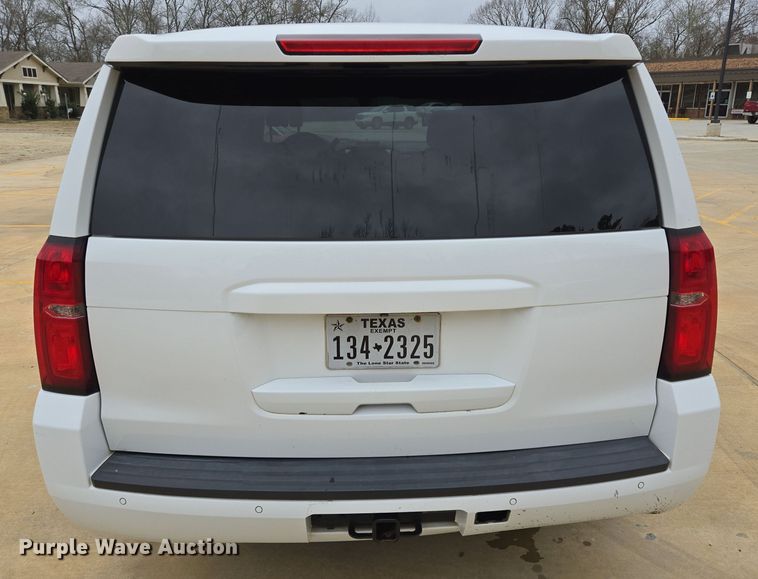 image for item DV1252 2017 Chevrolet Tahoe Police SUV