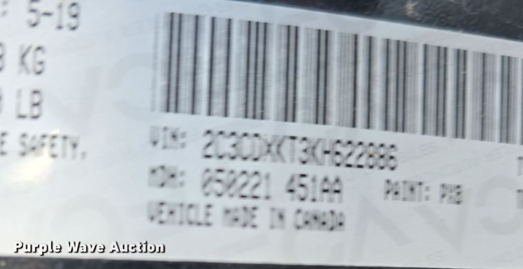 image for item DW3055 2019 Dodge Charger Police Interceptor 