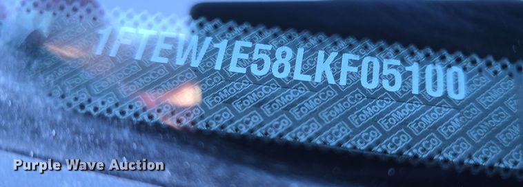 image for item DW3057 2020 Ford F150 SuperCrew pickup truck