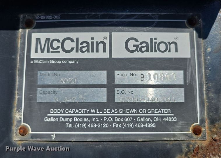 image for item DW3067 2000 International 4700 dump truck