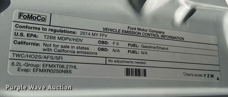 image for item EG7152 2014 Ford F250 Super Duty  pickup truck