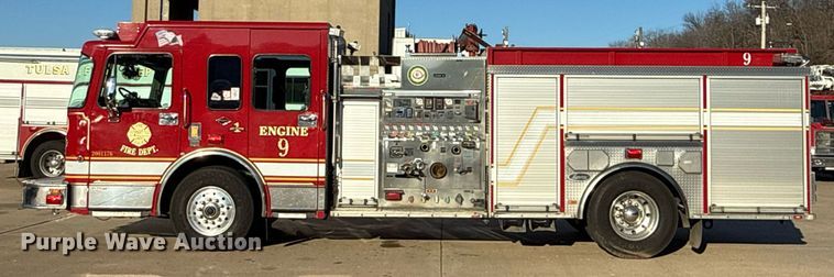 image for item EG7984 2001 Spartan pumper fire truck