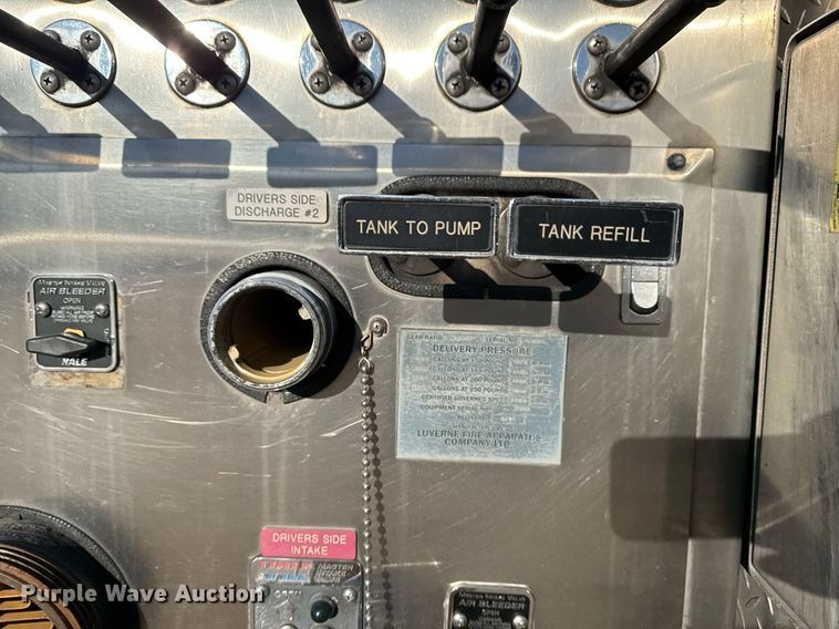 image for item EG7984 2001 Spartan pumper fire truck