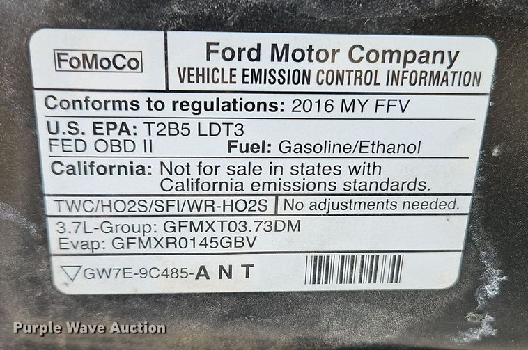 image for item EI8595 2016 Ford Explorer Police Interceptor SUV