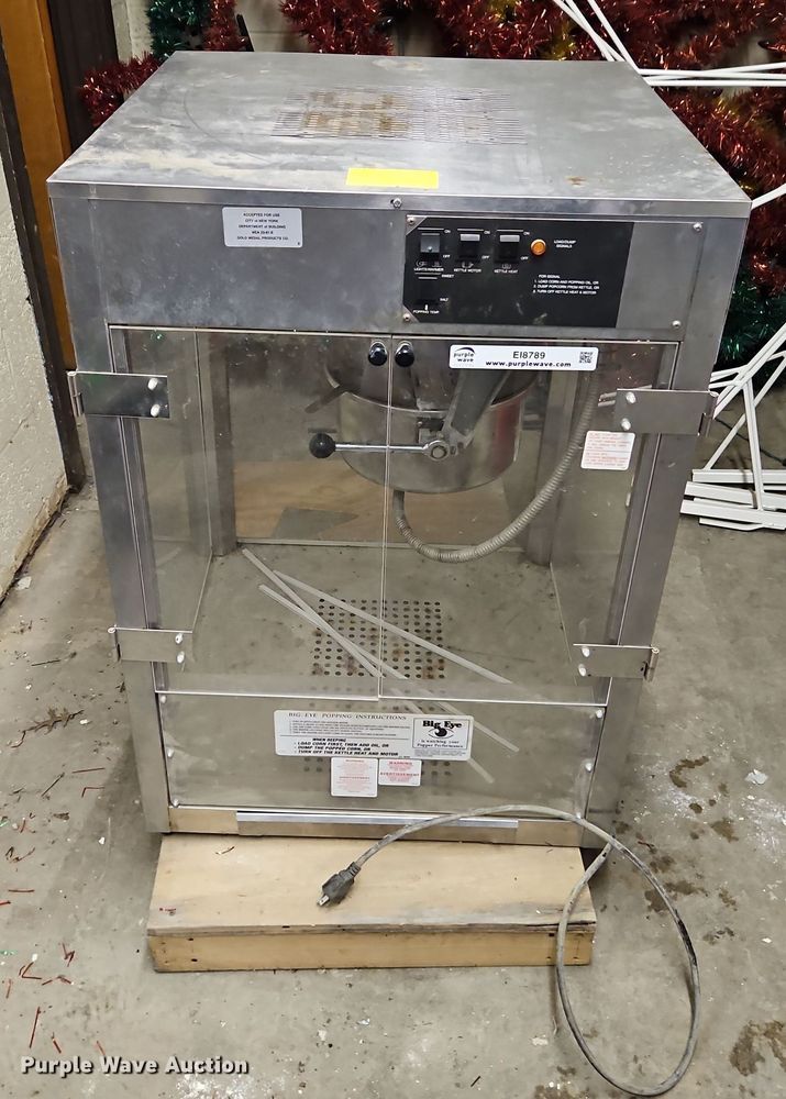 image for item EI8789 Big Eye popcorn maker