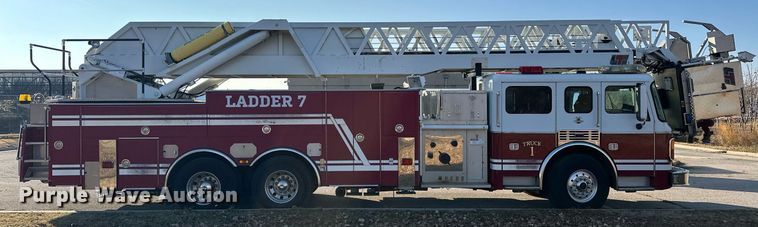 image for item EJ5335 2001 American LaFrance Eagle aerial platform fire truck