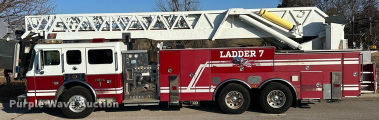 image for item EJ5335 2001 American LaFrance Eagle aerial platform fire truck