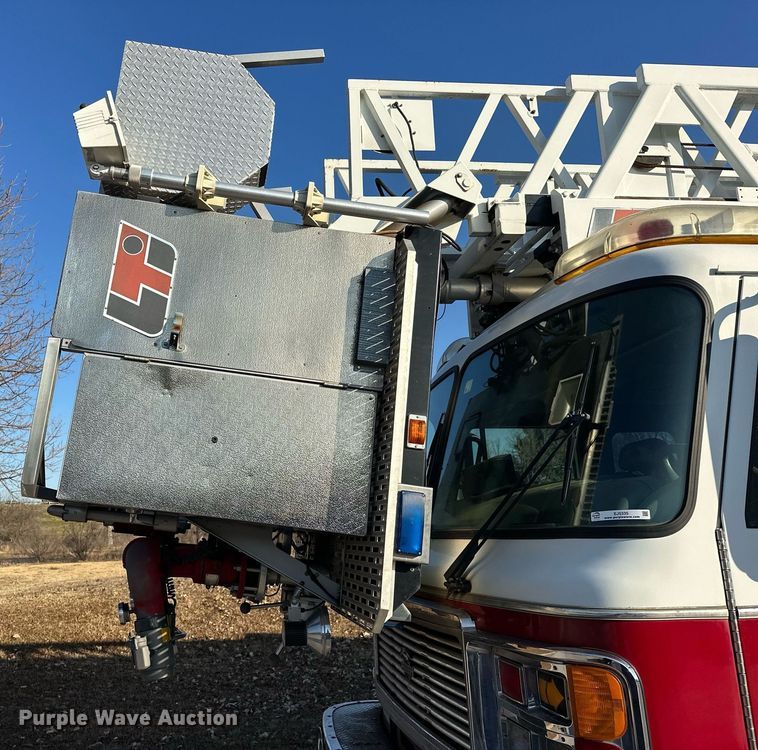 image for item EJ5335 2001 American LaFrance Eagle aerial platform fire truck