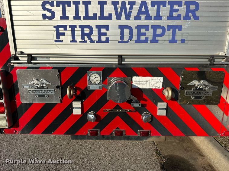 image for item EJ5335 2001 American LaFrance Eagle aerial platform fire truck