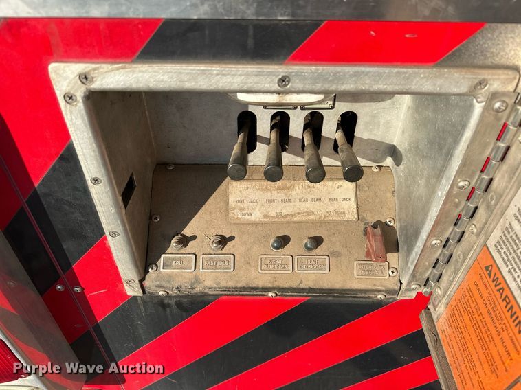 image for item EJ5335 2001 American LaFrance Eagle aerial platform fire truck