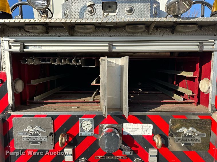 image for item EJ5335 2001 American LaFrance Eagle aerial platform fire truck