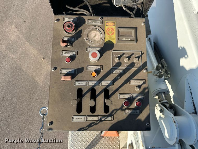 image for item EJ5335 2001 American LaFrance Eagle aerial platform fire truck