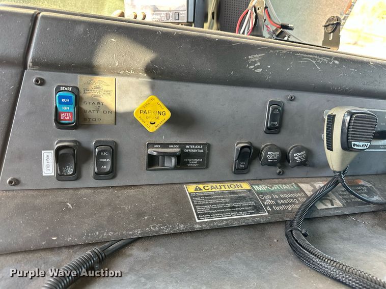 image for item EJ5335 2001 American LaFrance Eagle aerial platform fire truck