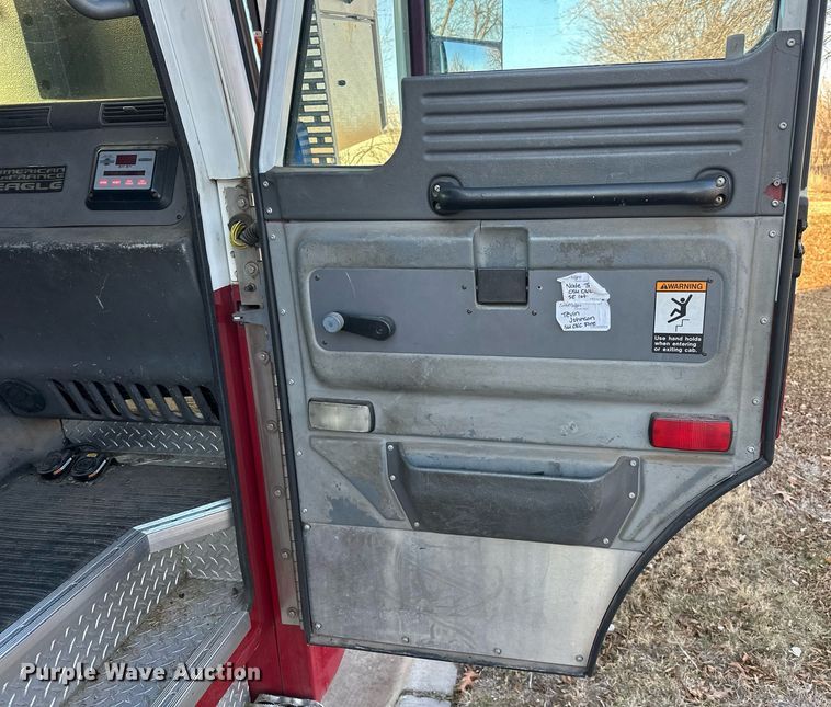 image for item EJ5335 2001 American LaFrance Eagle aerial platform fire truck